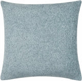 Zihna Sky Blue Textured Throw Pillow