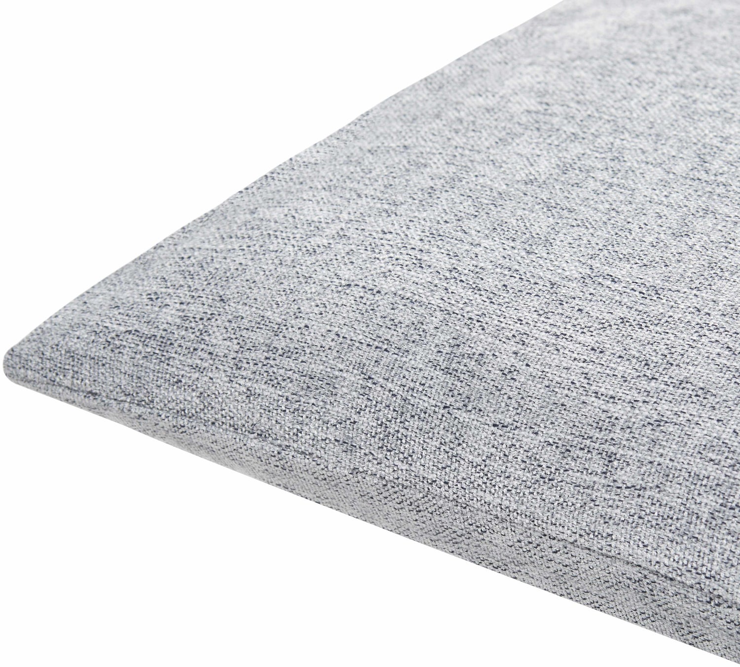 Zihna Gray Textured Throw Pillow